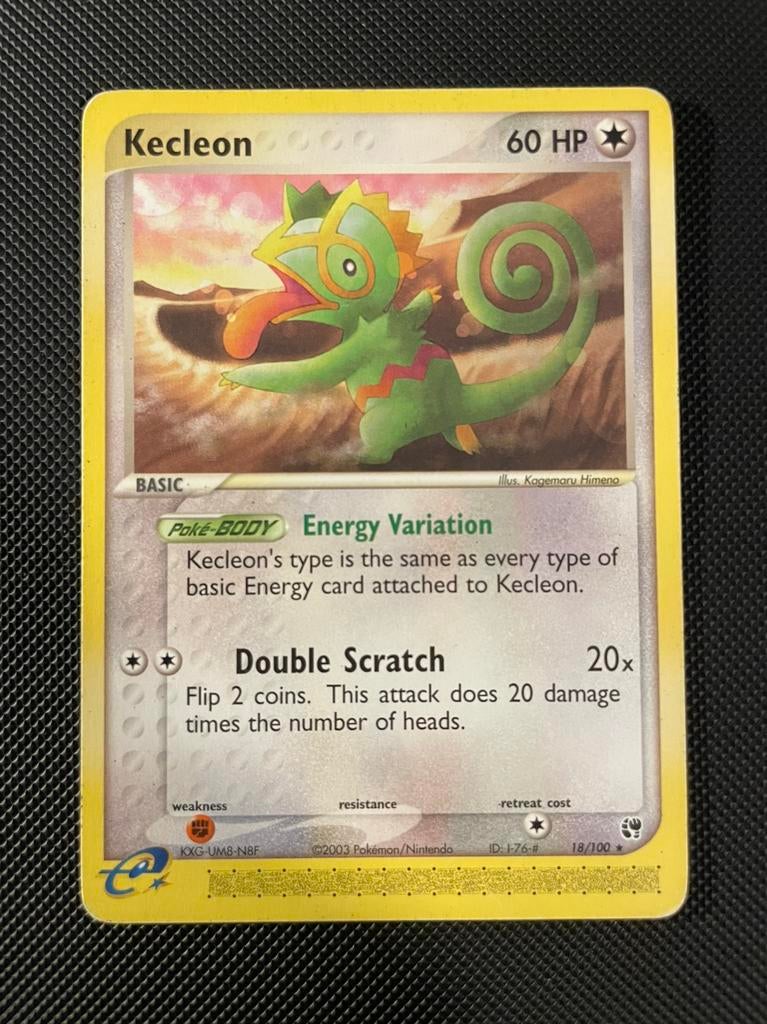 Kecleon 18/100 Rare Ex Sandstorm, Verzenden, Zo goed als nieuw