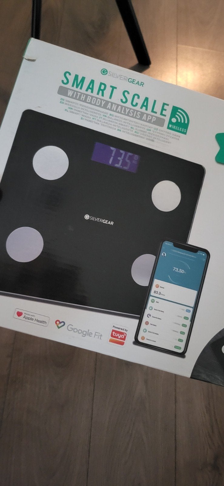 Silvergear Smart Scale met Body Analysis App - Nieuw, Nieuw, 100 kg of meer, Ophalen of Verzenden, Digitaal
