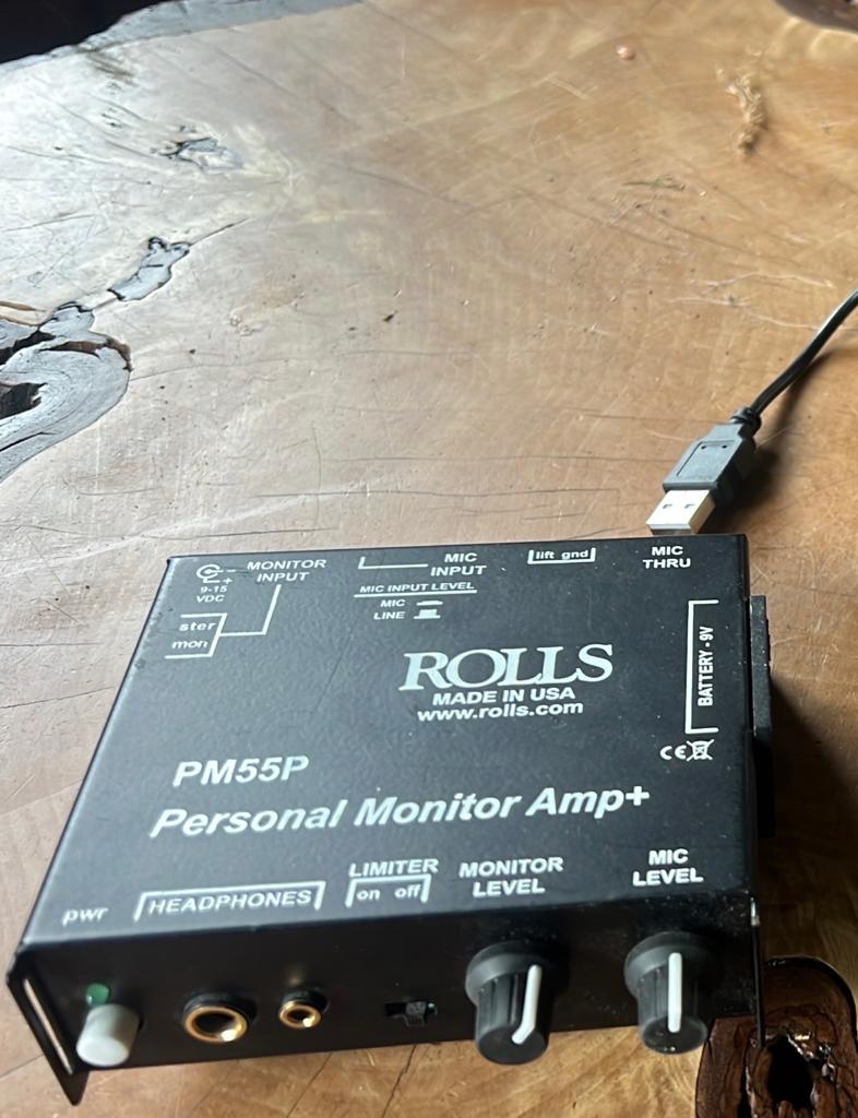 Rolls PM55P Personal Monitor Amp + Hoofdtelefoonversterker, Ophalen of Verzenden, Gebruikt