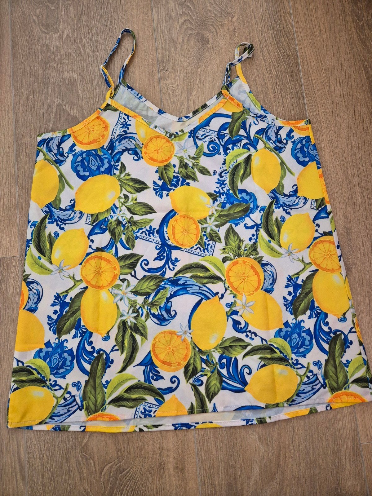 CLASSI dames top met citroenprint, Geel, Nieuw, Ophalen of Verzenden, Maat 36 (S)