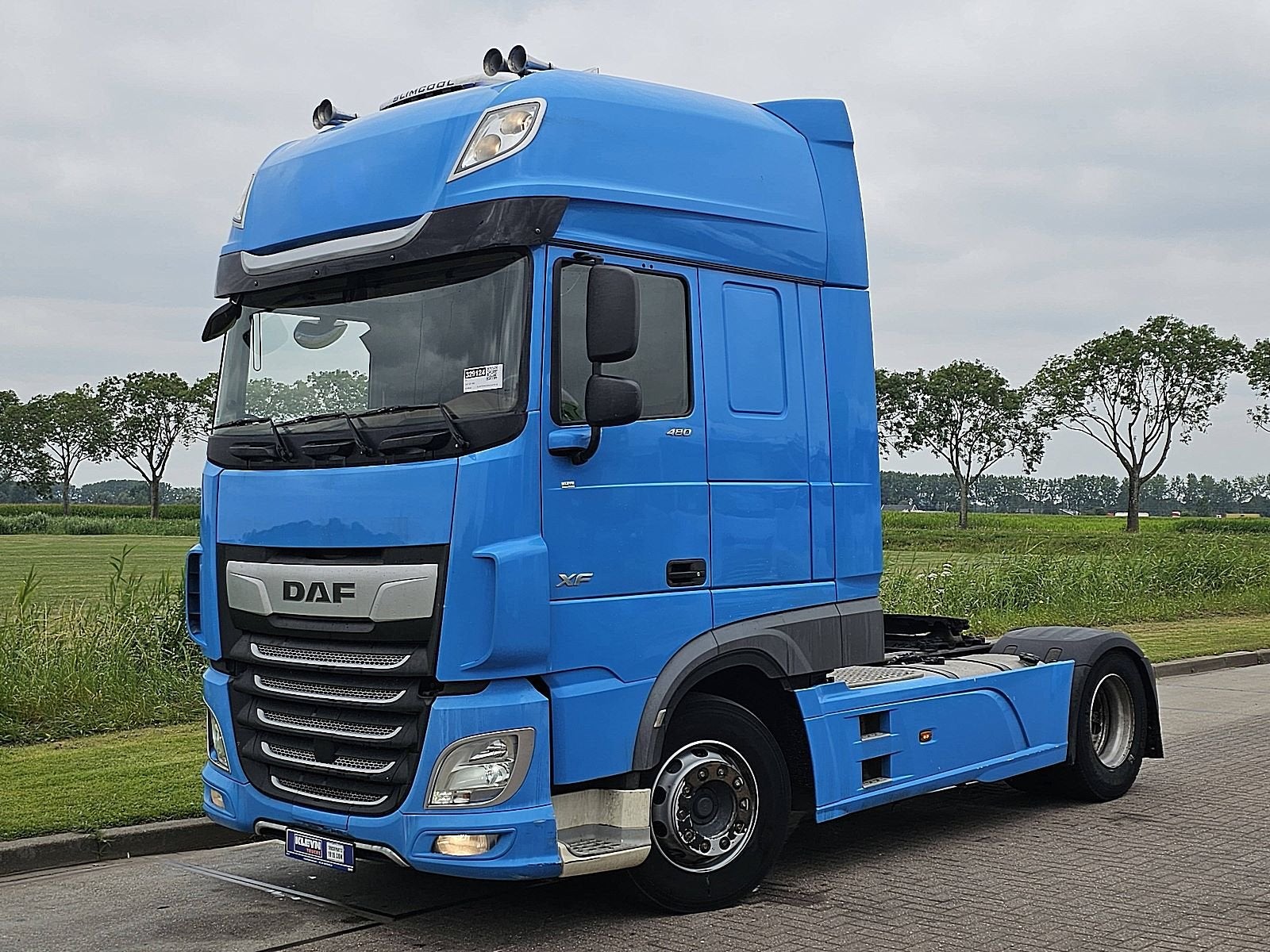DAF XF 480, Automaat, Euro 6, Blauw, Bedrijf