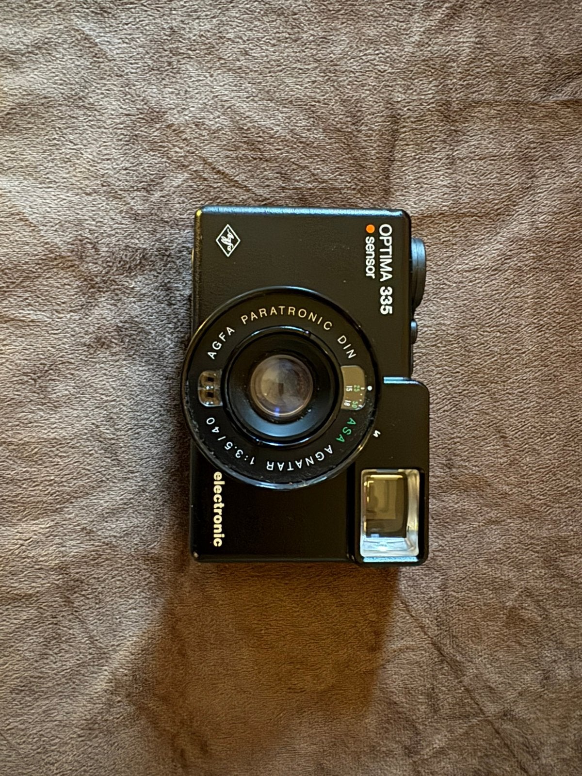 Agfa Optima 335 Sensor – Vintage analoge camera, Audio, Tv en Foto, Ophalen, Zo goed als nieuw, Overige Merken, Geen optische zoom