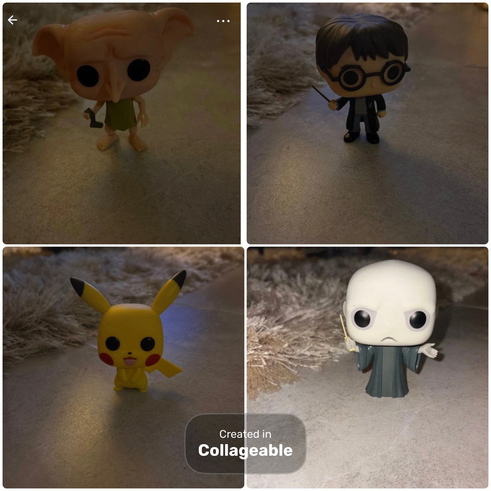 4 Funko Pop! figuren - Harry Potter, Dobby, Pikachu, Voldemo, Ophalen of Verzenden, Zo goed als nieuw