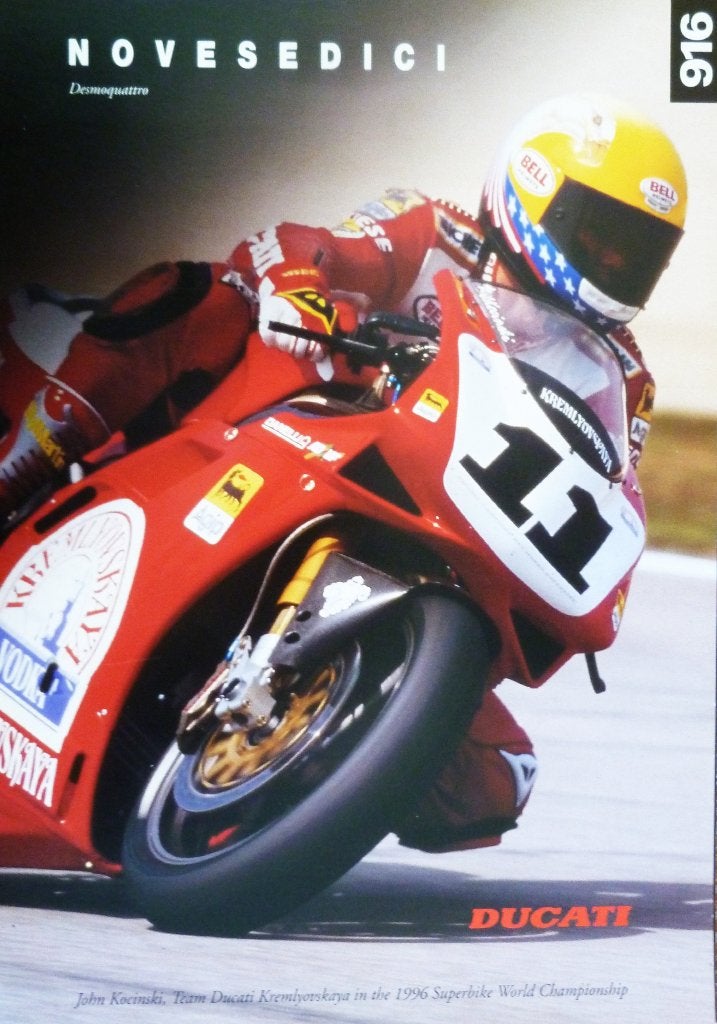 Folder DUCATI Novesedici 916 1997, Motoren, Handleidingen en Instructieboekjes, Ophalen of Verzenden, Ducati