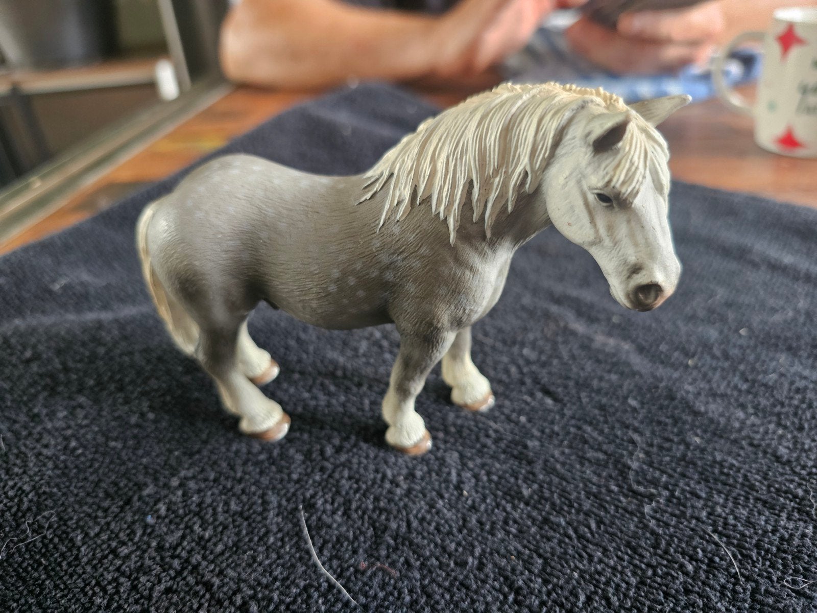 Schleich Percheron Hengst (2006), Ophalen of Verzenden, Gebruikt
