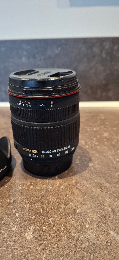 Telelens, Sigma, Zonnekap, Zo goed als nieuw, Nikon F-mount