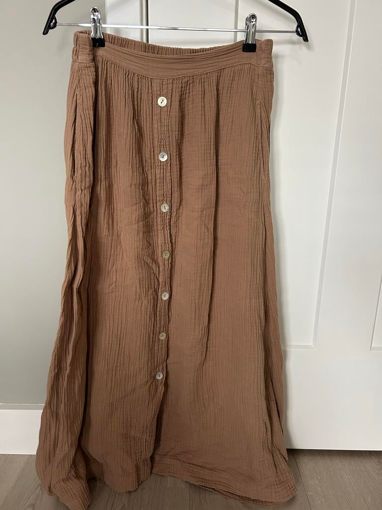 By-bar Mousseline Rok - Maat S, Beige, Ophalen of Verzenden, Zo goed als nieuw, Maat 36 (S)
