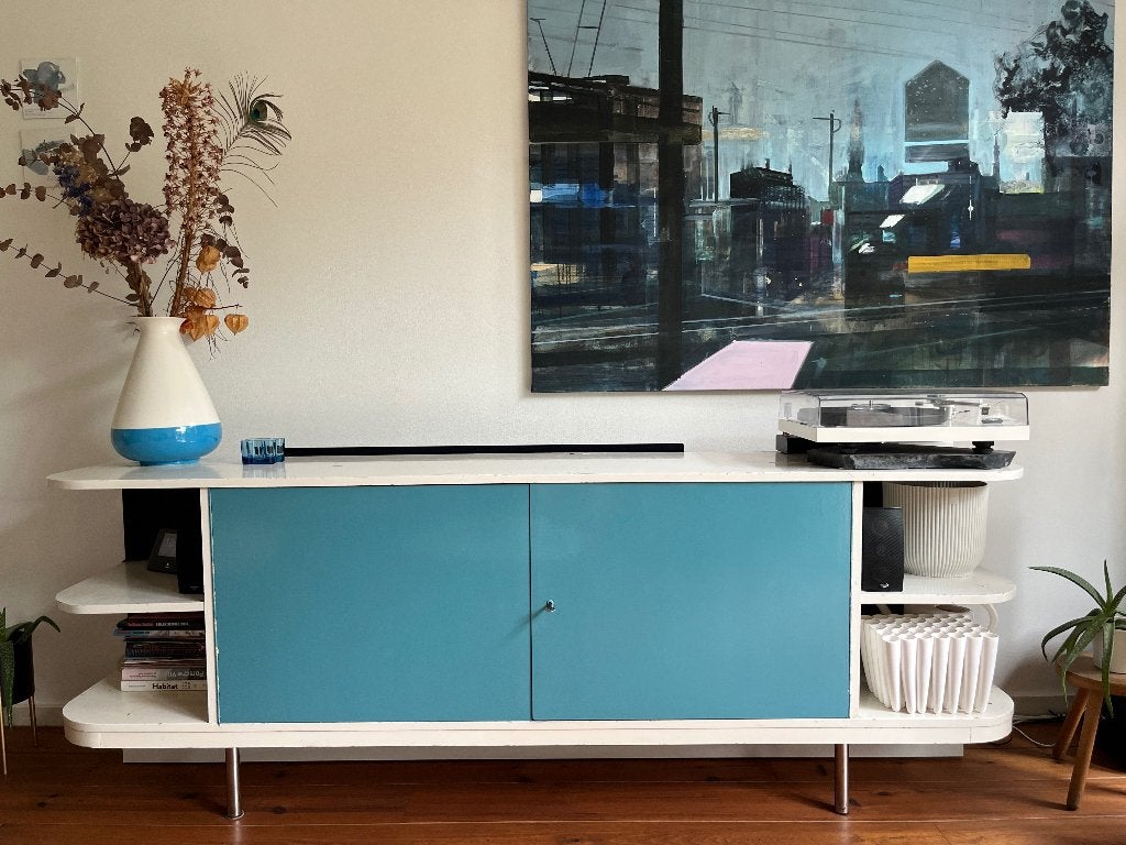 Dressoir kast / vintage bedkast, Ophalen, Gebruikt, Vintage, 200 cm of meer