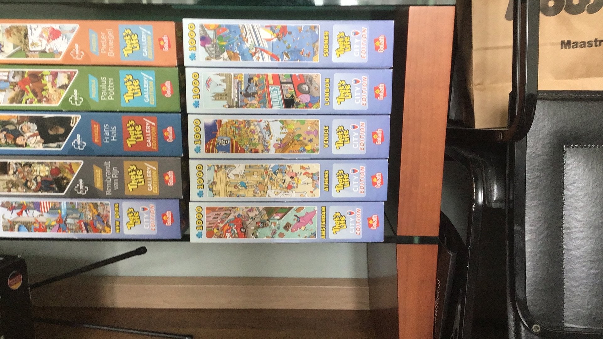 Goliat puzzels, Ophalen, 500 t/m 1500 stukjes, Zo goed als nieuw, Legpuzzel