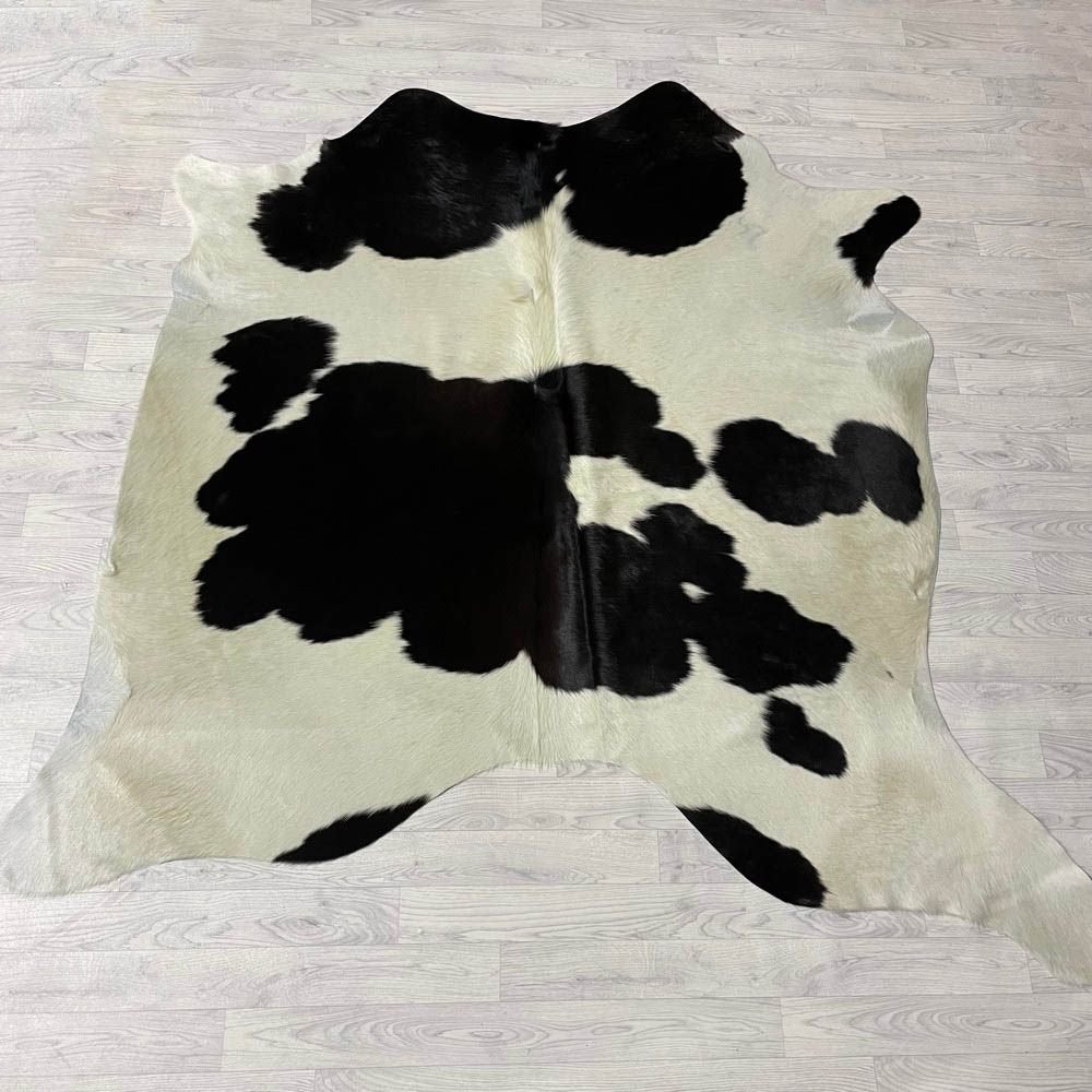 Koeienhuid bruin creme 205x210cm B-keus | Lederstore, Landelijk, modern, Scandinavisch, industrieel, 200 cm of meer, Bruin, Overige vormen