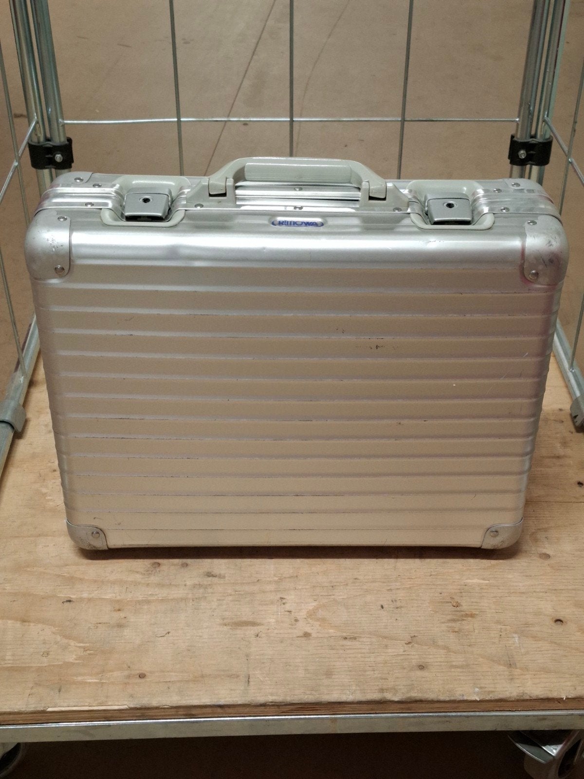 Rimowa Attachékoffer Aluminium - Vintage, Sieraden, Tassen en Uiterlijk, Koffers, Gebruikt, 50 tot 60 cm, Slot, Ophalen of Verzenden