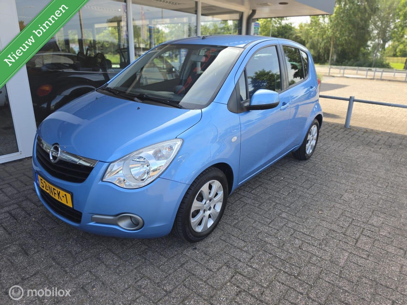 Opel Agila 1.0 Edition Apk 08-2027 KM NAP, Auto's, Metallic lak, Blauw, 996 cc, Origineel Nederlands