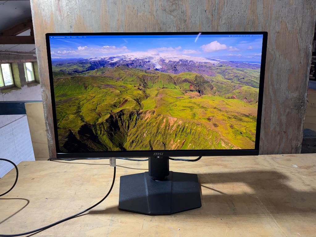 MSI 27inch Oled, Computers en Software, Monitoren, IPS, In hoogte verstelbaar, MSI MAG QD-OLED, Zo goed als nieuw