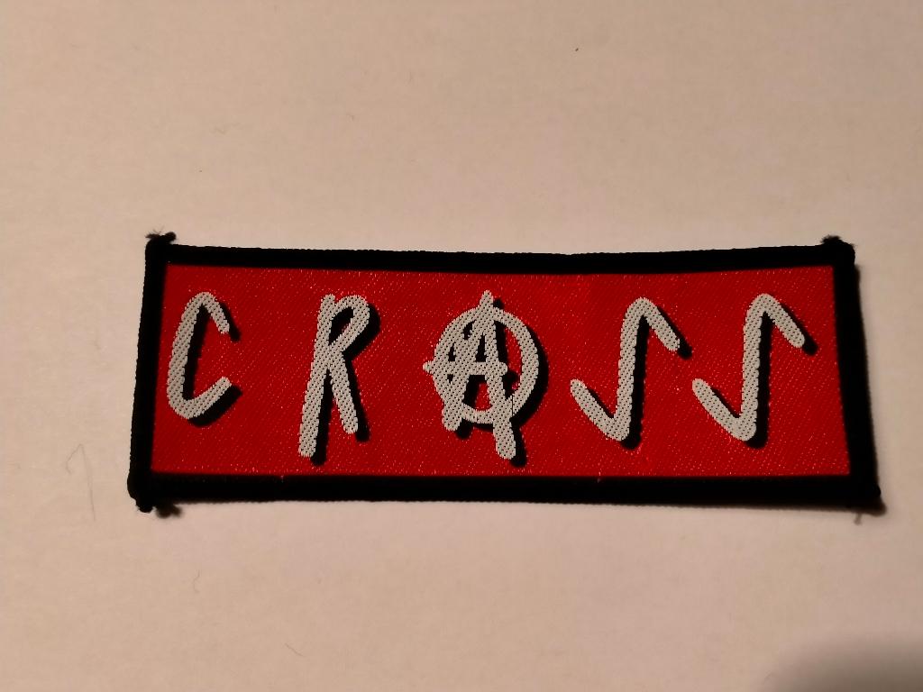 Crass Cross vintage punk muziek logo patch embleem 4, Ophalen of Verzenden, Nieuw, Kleding