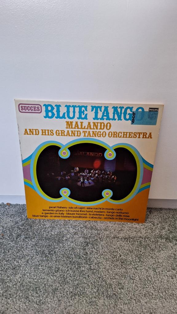 Malando - Blue Tango (Succes) LP, Cd's en Dvd's, Vinyl | Pop, Ophalen of Verzenden, 1960 - 1969, Gebruikt, 12 inch