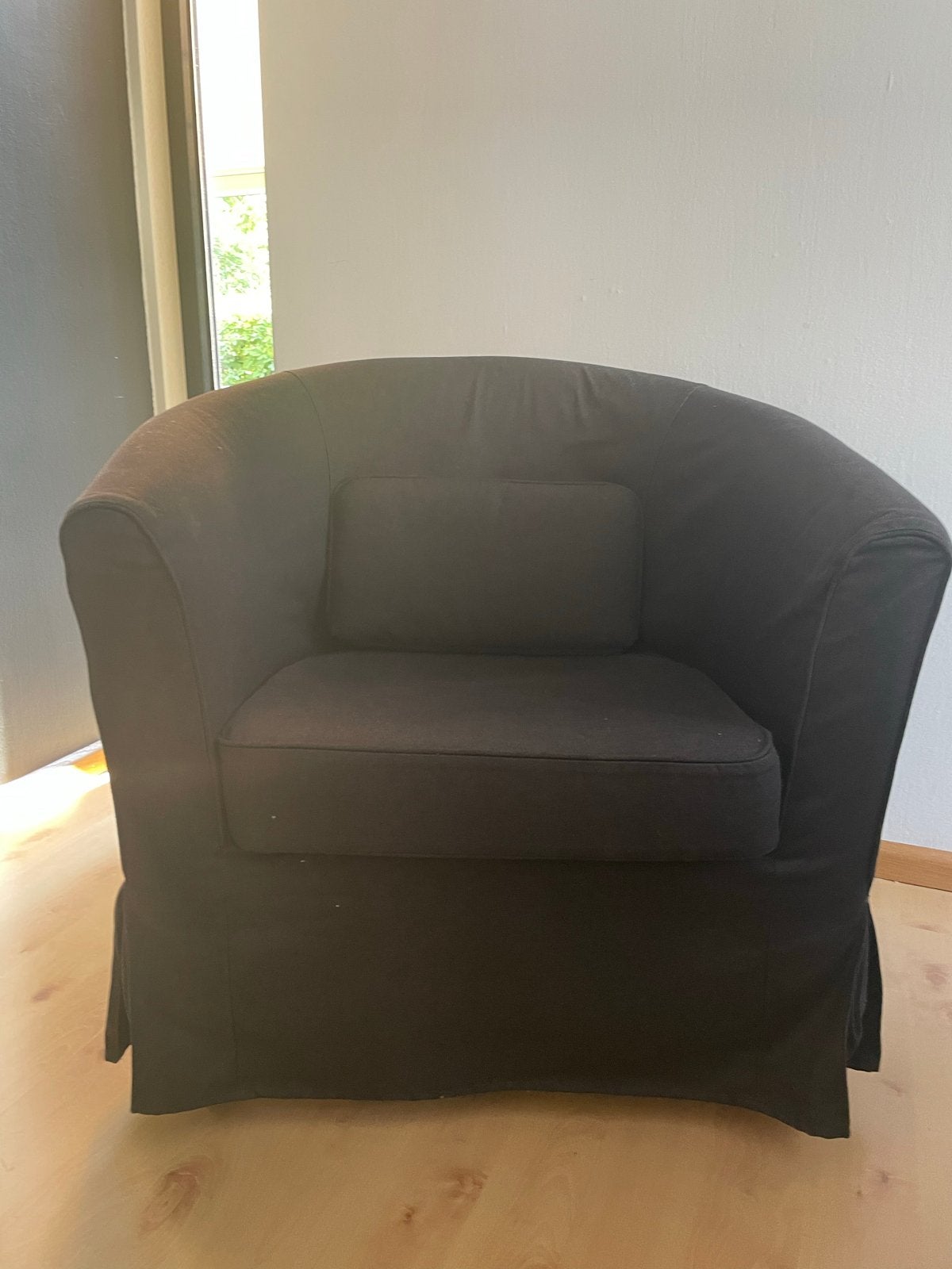 Comfortabele fauteuil met afneembare hoezen, Ophalen, Gebruikt, Stof, 75 tot 100 cm