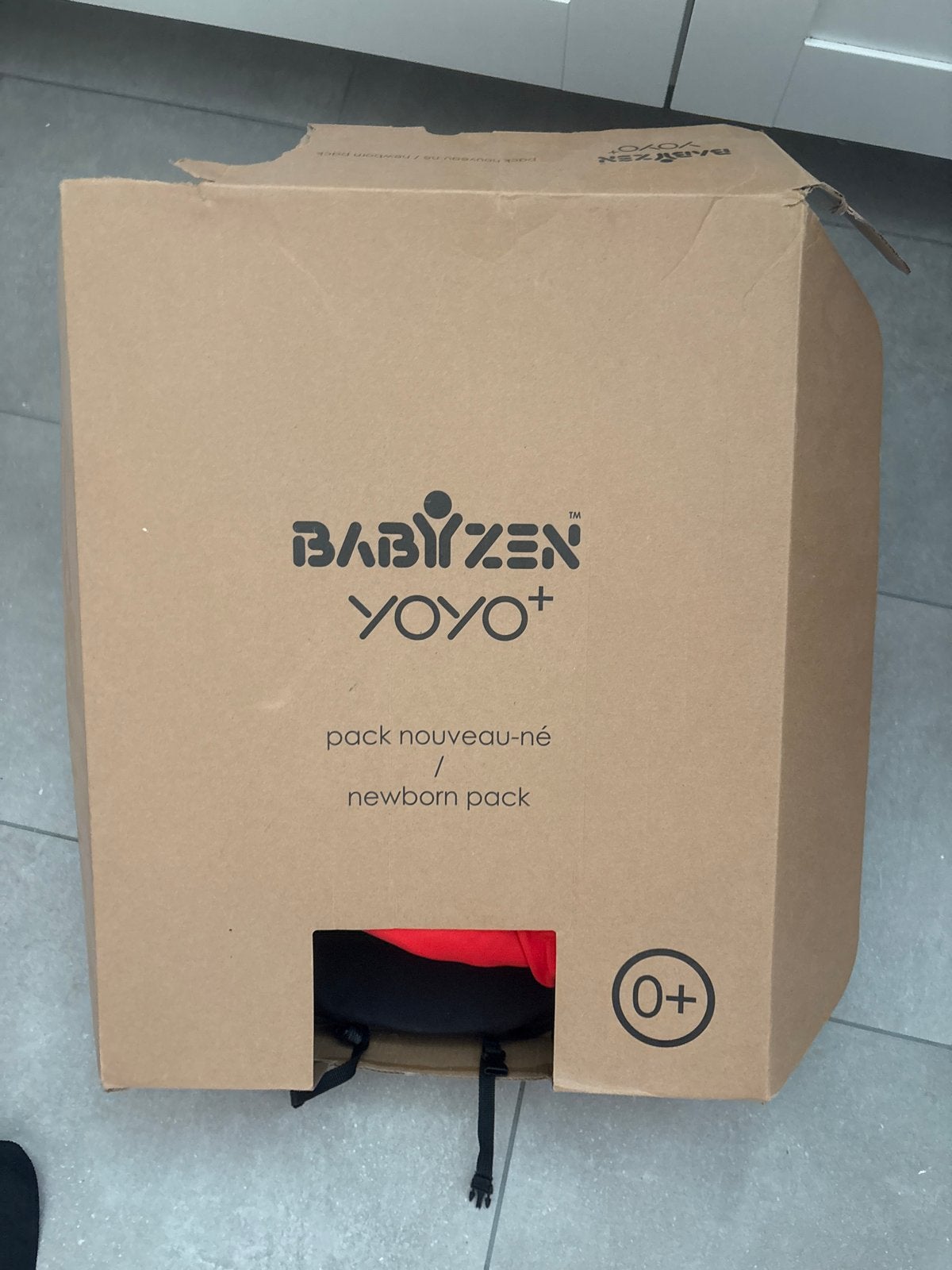 Babyzen Yoyo newborn kit (rood), Ophalen of Verzenden, Zo goed als nieuw, Met reiswieg, Kinderwagen