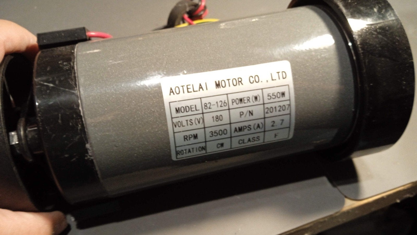 Loopband motor (550W / 180V) + Controller / Motorsturing, Hobby en Vrije tijd, Ophalen of Verzenden, Zo goed als nieuw