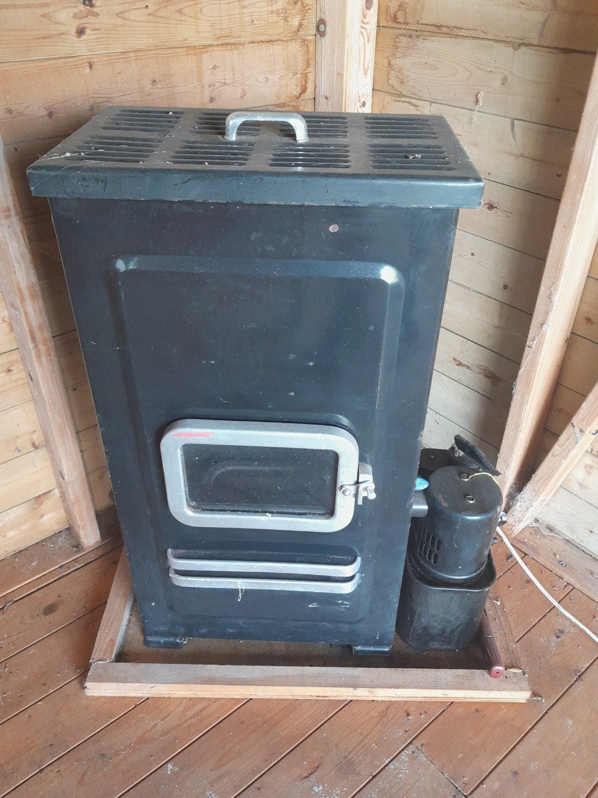 Calmix Petroleumkachel - Vintage Kachel voor Tuinhuis, Huis en Inrichting, Kachels, Ophalen, Gebruikt, Overige brandstoffen, Petroleumkachel