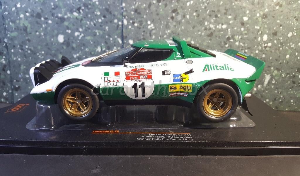 Lancia Stratos HF #11 ALITALIA 1:18 Ixo V500, Verzenden, Nieuw, Auto, Overige merken