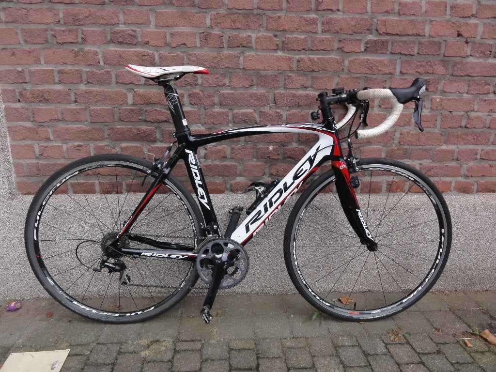 Ridley Noah RS Full Carbon racefiets 485 Euro, 28 inch, Carbon, Velgrem, 49 tot 53 cm