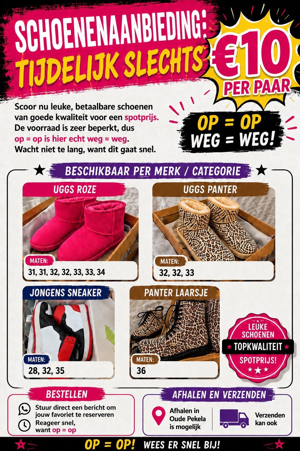 Diverse kinderschoenen actie, Ophalen of Verzenden, Nieuw, Jongen of Meisje, Schoenen