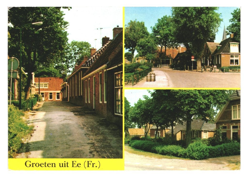 42235 Ee 80+ Fr Gelopen met Postzegel Stempel Dokkum