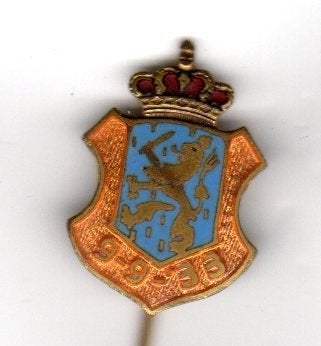 Speldje 35 JARIG REGERINGSJUBILEUM KONINGIN WILHELMINA  (A2), Verzamelen, Ophalen of Verzenden, Gebruikt, Overige onderwerpen