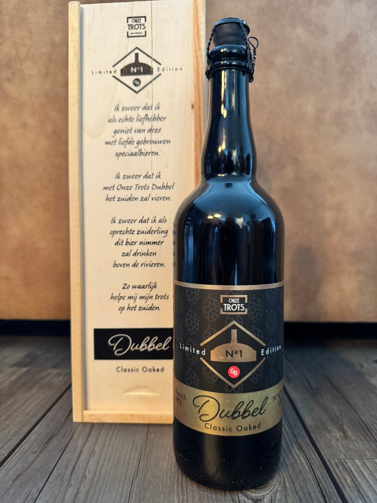 Onze Trots Dubbel 2019 – Batch 1 – 75 cl, Ophalen of Verzenden