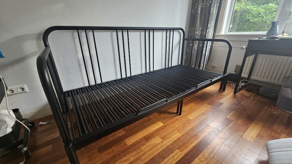 IKEA day bed, Ophalen, Verstelbaar, Eenpersoons, Zo goed als nieuw
