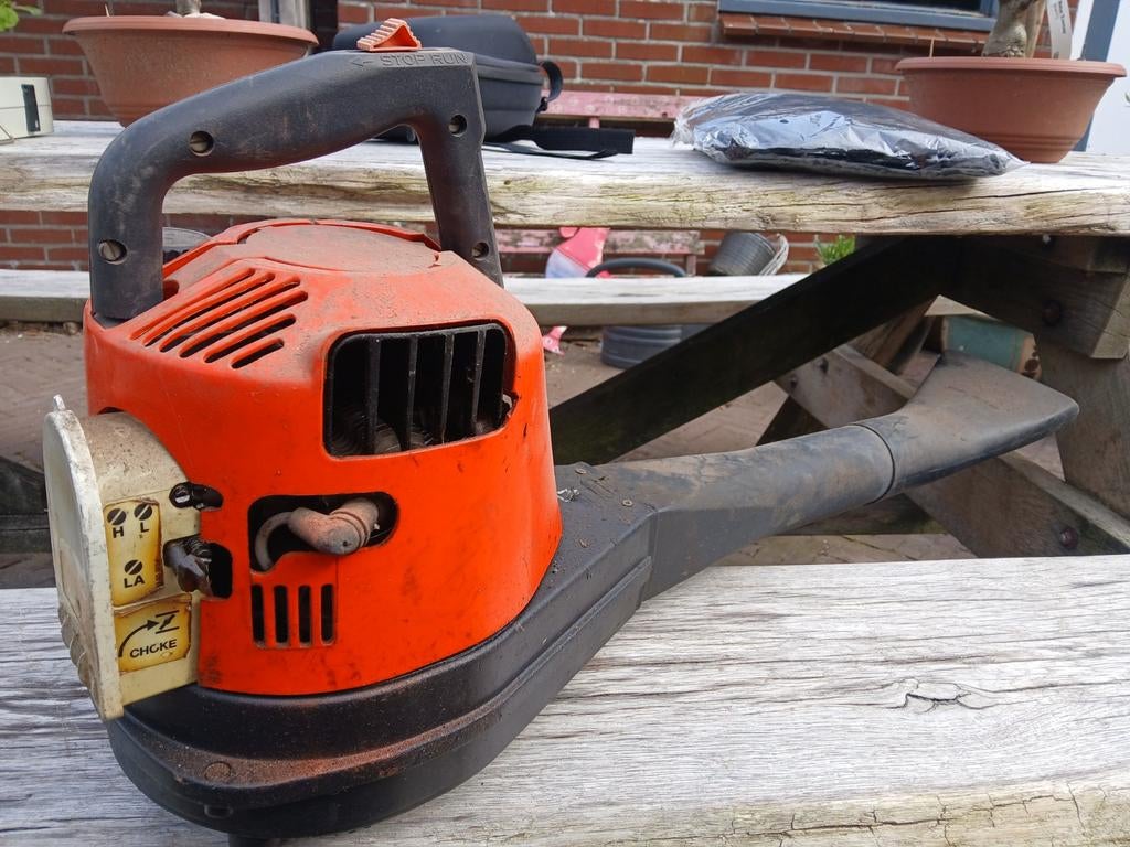 Stihl bladblazer, oldtimer, Tuin en Terras, Ophalen, Benzine