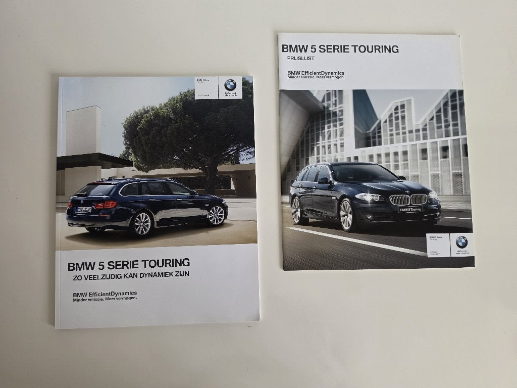 BMW 5 Serie Touring F11 brochure + prijslijst 2011 NL, Nieuw, Ophalen of Verzenden, BMW, BMW