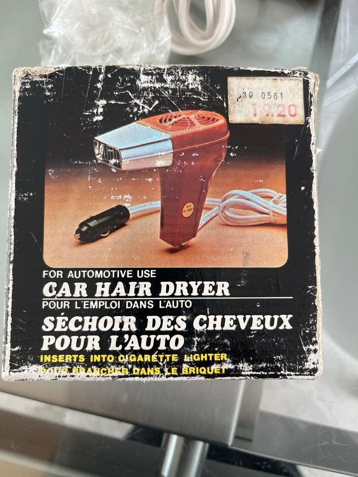 Vintage Auto Föhn - Anex Car Hair Dryer, Ophalen of Verzenden, Nieuw