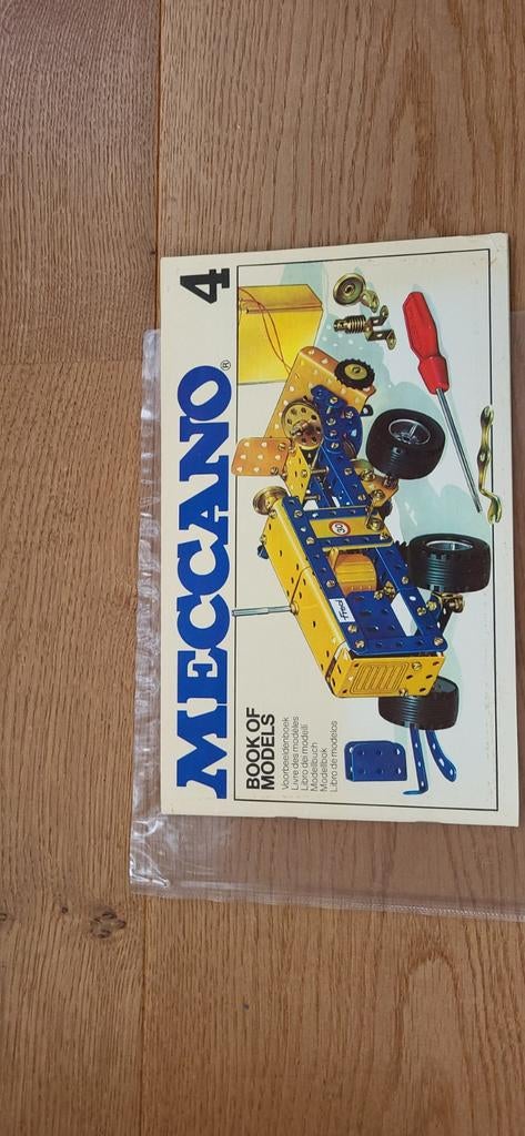 Vintage Meccano Boek van Modellen 4 - Handleiding, Ophalen of Verzenden, Gebruikt, Overige merken