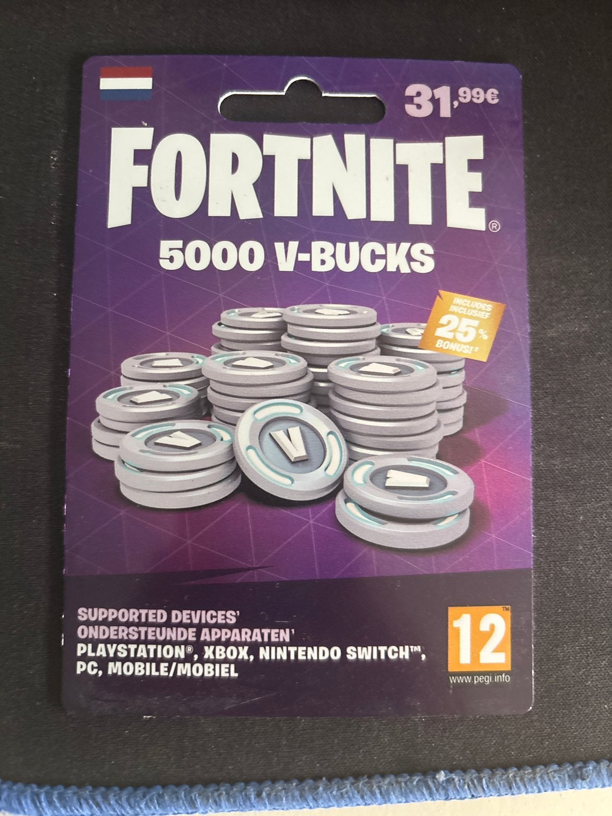 Fortnite V-Bucks Cadeaukaart - 5000 V-Bucks, Spelcomputers en Games, Games | Overige, Online, Shooter, Nieuw, Ophalen of Verzenden