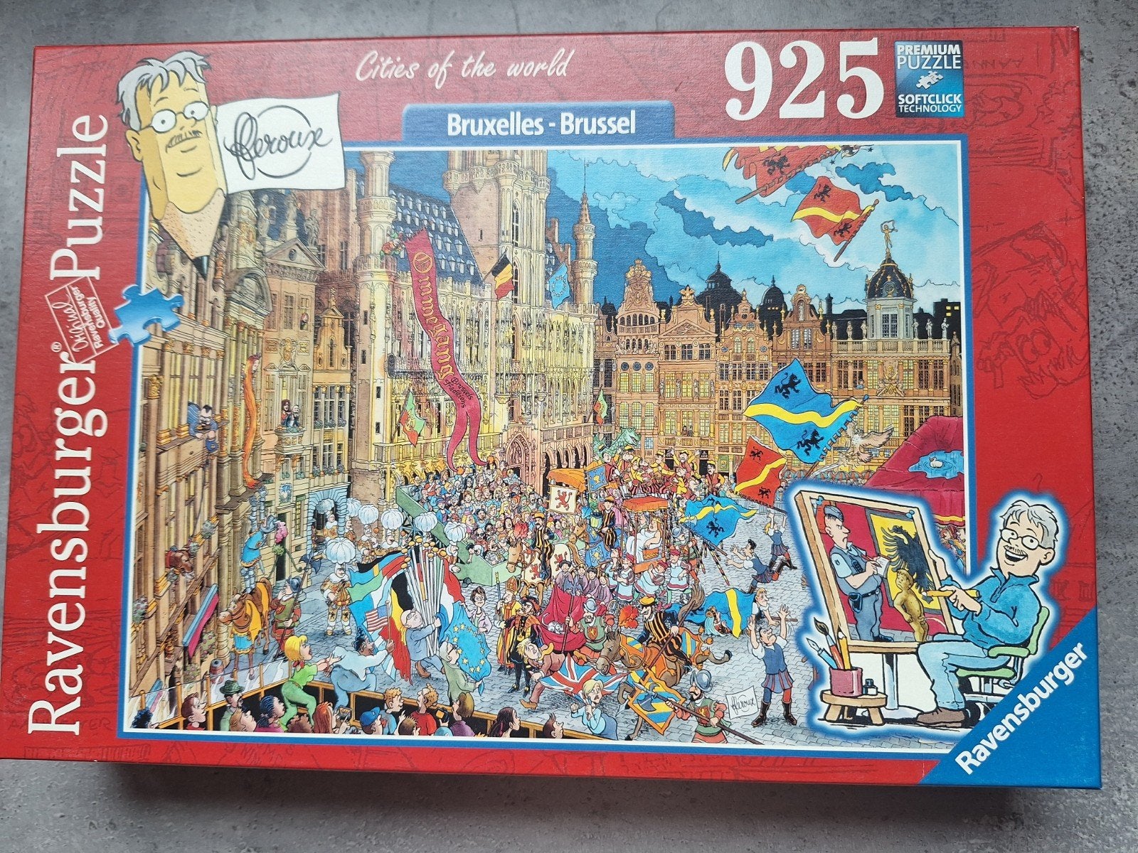 Ravensburger Cities of the World Brussel, Ophalen of Verzenden, 500 t/m 1500 stukjes, Gebruikt, Legpuzzel