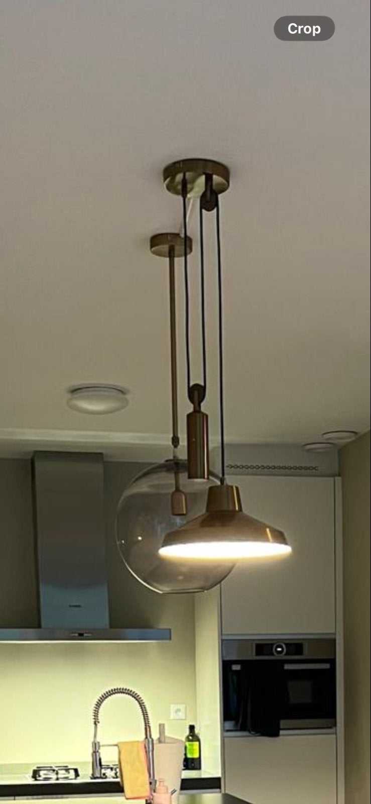 Karwei Hanglamp Linde en Finn - Set van 2, Huis en Inrichting, Lampen | Hanglampen, Ophalen, Zo goed als nieuw, Metaal, E27 (groot)