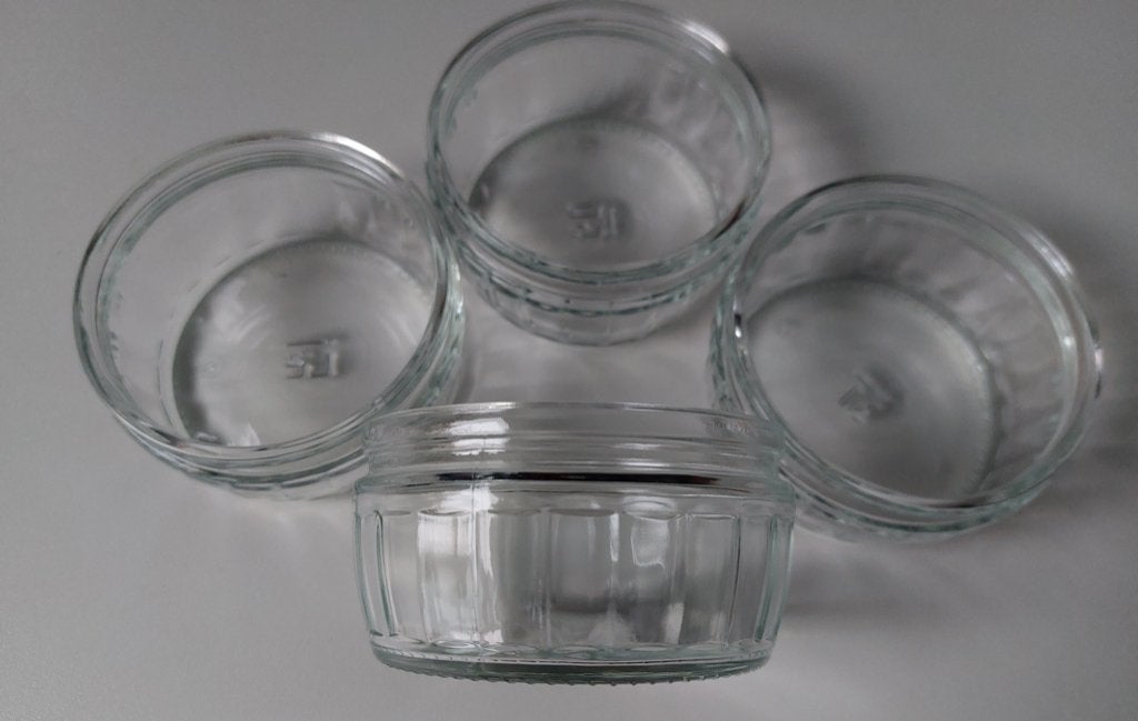 ZGAN: glazen schaaltjes 4 stuks, Ophalen of Verzenden, Overige stijlen, Glas, Schaal of Schalen