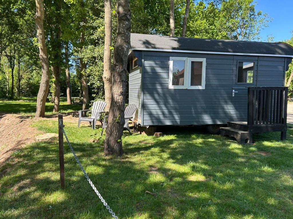 Pipowagen Tiny, Ophalen, Campingstoel