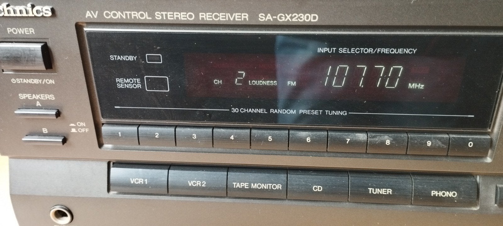 Technics SA-GX230D Receiver, Overige merken, Gebruikt, Ophalen of Verzenden, 60 tot 120 watt