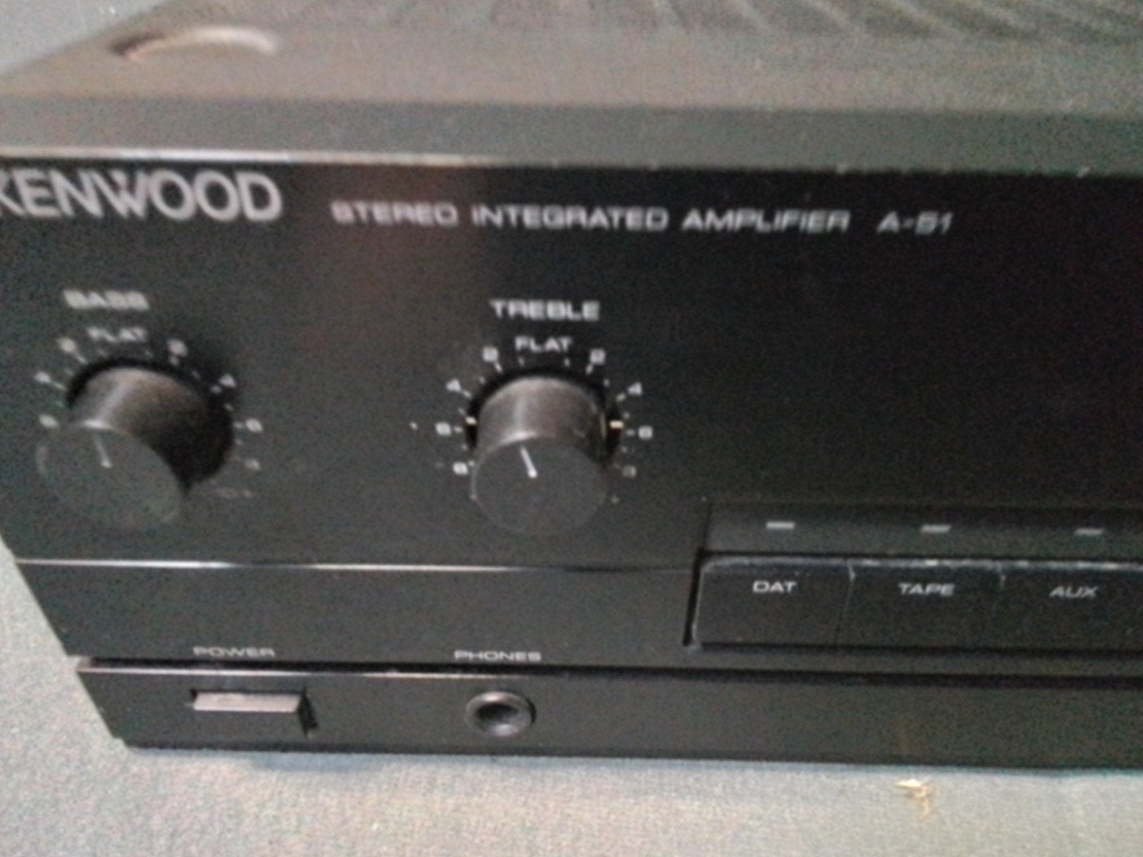 Vintage kenwood A 51 stereo integrated amplifier, Ophalen of Verzenden, Gebruikt, Minder dan 60 watt, Overige merken