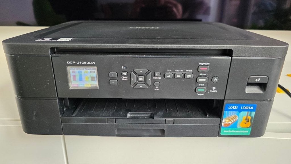 InkJetPrinter Scanner Copier Brother DCP-J1050DW WiFi, Ophalen, Kleur printen, Inkjetprinter, All-in-one