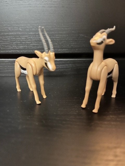 6942 Playmobil Gazelle familie, Complete set, Ophalen of Verzenden, Zo goed als nieuw, Figuren