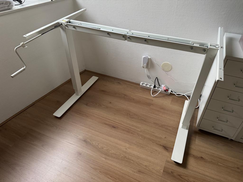IKEA Skarsta/Zit-sta Bureau ONDERSTEL, Ophalen, Zit-sta bureau, Gebruikt, Metaal
