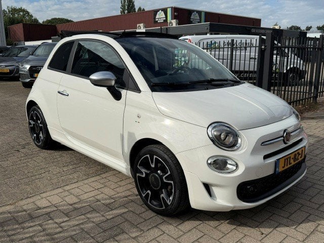 Fiat 500 C 1.0 Hybrid Launch Ed. Clima Cruise PDC Stoelverwa, Auto's, Voorwielaandrijving, Dealer onderhouden, Gebruikt, Cabriolet