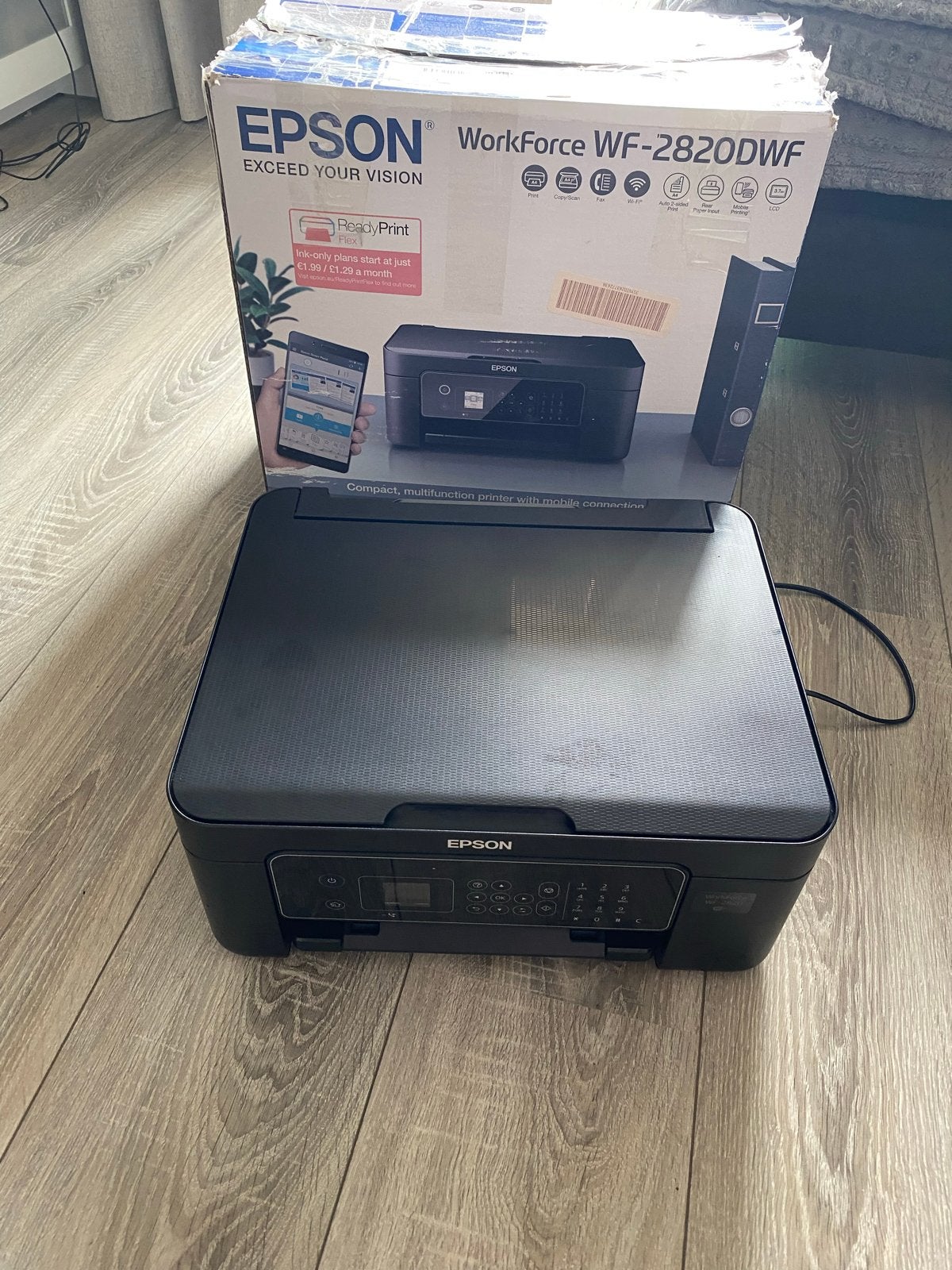 Epson WorkForce WF-2820DWF All-in-One Printer met Scanner, Computers en Software, Printers, Inkjetprinter, All-in-one, Kleur printen