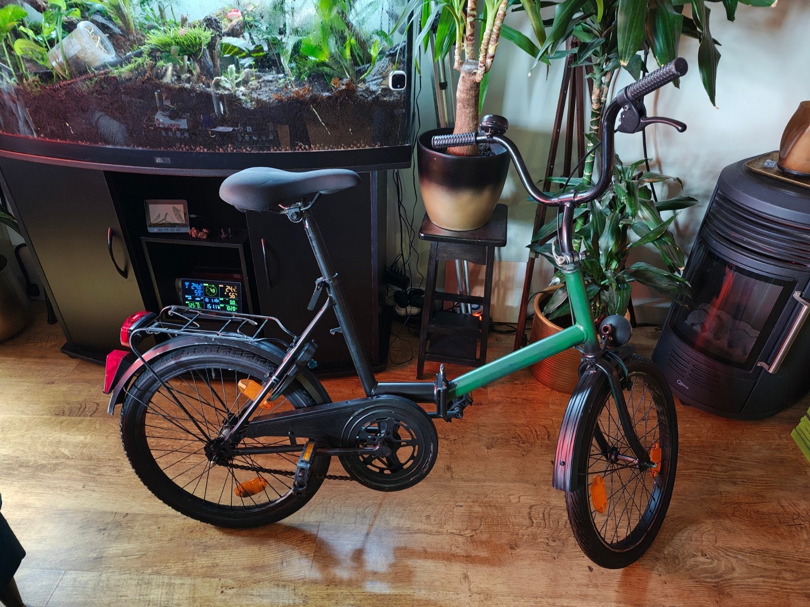 Vouwfiets, Ophalen