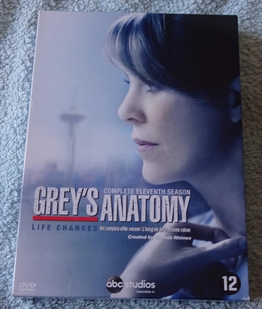 Grey's anatomy complete seizoen 11 - 6x DVD set, Cd's en Dvd's, Dvd's | Tv en Series, Gebruikt, Boxset, Drama, Ophalen of Verzenden
