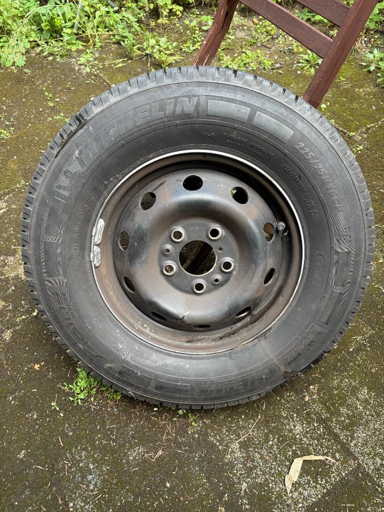 Reservewiel Fiat Ducato 225/75 R16C Michelin Agilis, Ophalen of Verzenden, Zo goed als nieuw
