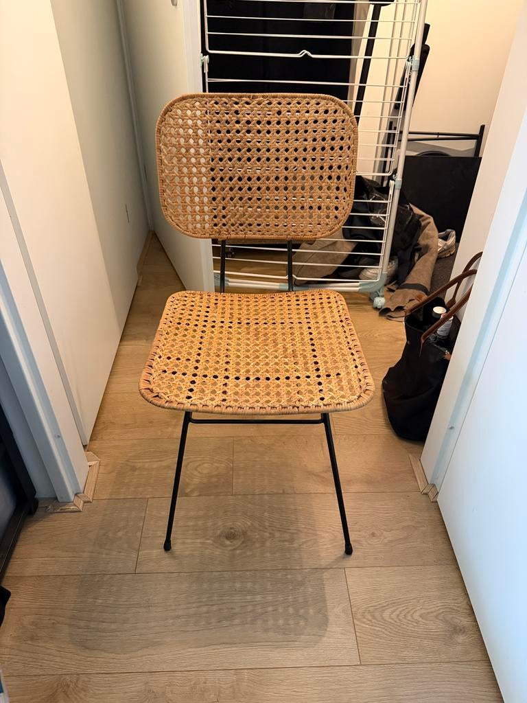 2x rattan stoelen (ZGAN), Ophalen, Twee, Bruin, Riet of Rotan